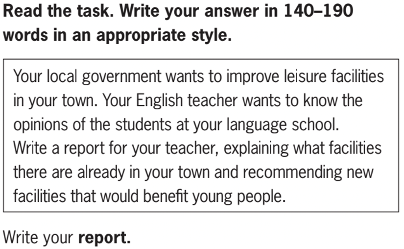 ejemplo report writing b2