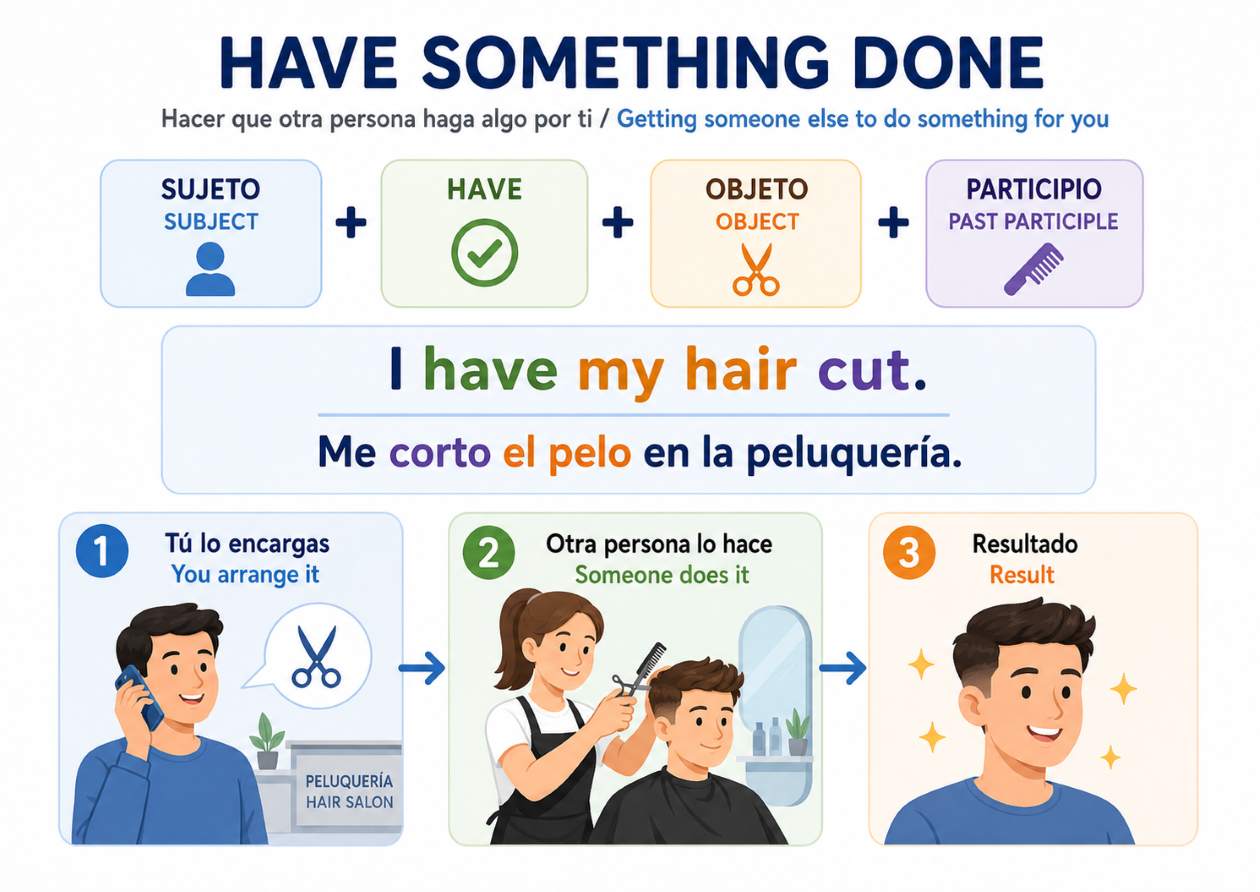 Have Something Done: Guía Completa de la Pasiva Causativa en Inglés